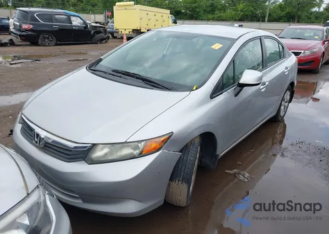 2012 Honda Civic Lx z USA, uszkodzony, nr VIN 19XFB2F54CE041603